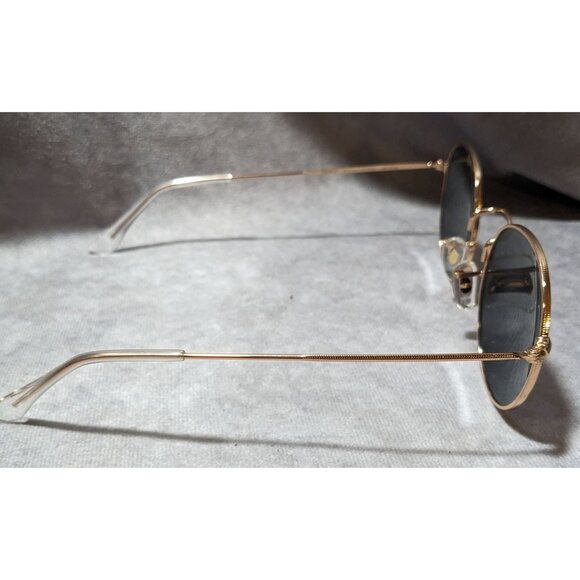 Wearme Pro Black And Gold Round Sunglasses - Picture 2 of 9